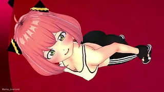 Anya is on vacation and wants to have fun at the love hotel (adult version) (uncensored)
