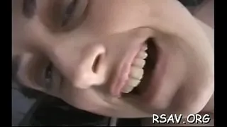 Rough chick completely dominates a dude by sitting on his face