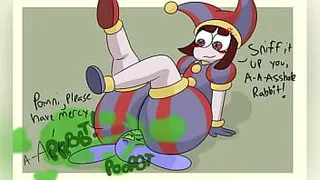 Pomni farting on Jax