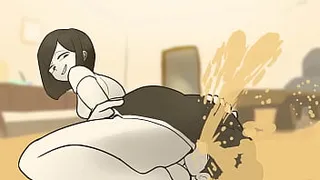 Your girlfriend farting nicely in your face
