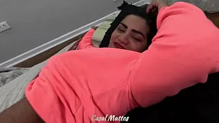 Anal fills the brunette's tight ass