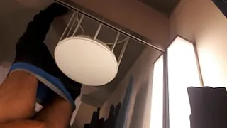 Masturbating in H&M fitting room