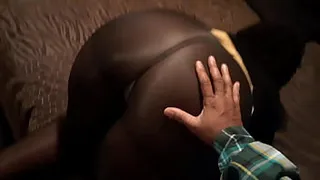 Pantyhose ass and legs