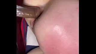Christi’s Creamy Christmas Anal Stretch..