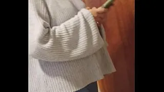 Waiting at the hotel for our lovemaking session and she sends a message to her boyfriend
