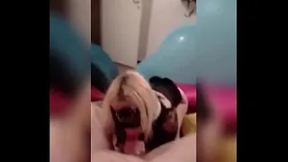 Pete and balloons