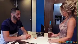 Busty cougar pussy eaten and plowed