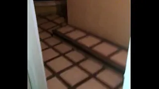 Wife Fucking in the hotel with open door rich moans