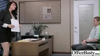 Slut Sexy Girl (Romi Rain) With Big Round Boobs In Sex Act In Office video-26