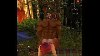 hunk john urschel fucks campsite coed