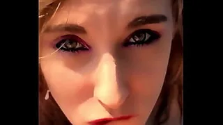Swallowing that load with a smile on her face