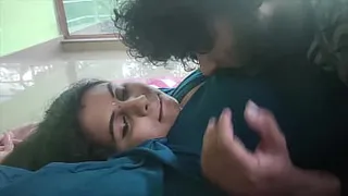 Bhabhi at Night – Youth slowly came out from the slippery clothes!