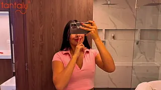 I find my stepbrother fucking his sex doll and I get horny for his big cock - Tantaly