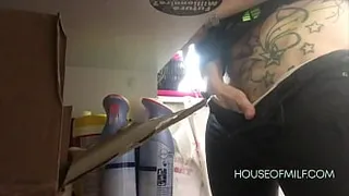 Hidden Desires: Brunette's Naughty Sneeky Play Whyte Gold