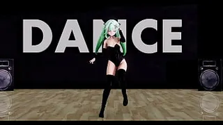 Genshin Impact Faruzan Hentai Dance and Sex MMD 3D Dark Green Hair (CLIP)