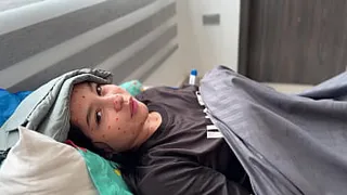 The only medicine that makes my shy stepsister feel good is my big, hard cock.