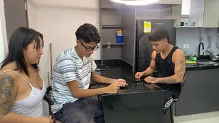 I take advantage of an unemployed Latina girl to offer her a good position in exchange for her letting me fuck her hard and cum in her big ass.H.L.