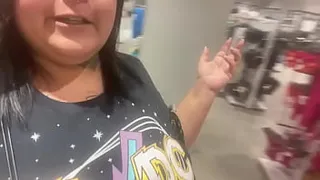 I went to the dressing room and put my dildo and plug in my ass - Mary Jhuana
