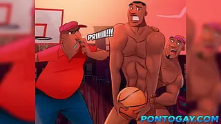 Basketball Stars - Orgy in the locker room after training