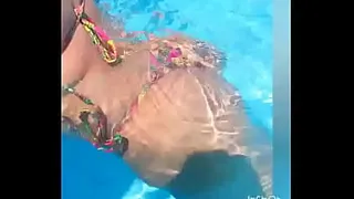 Hot ass tail bikine thong
