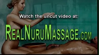 Face spunked masseuse