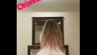 Girl with Tremendous Ass posing on the Bed