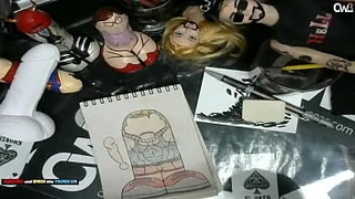 It's time to painting sketch of the William Seed Pornstar - Dildo art business