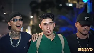 ORGY WITH THE TWINS AND THE BROTHER, THEY PUT THEIR 3 DICKS IN PLAY
