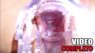 AGbf Mexican gets a speculum and squirts in the shower, she moans richly PORN IN SPANISH - FULL VIDEO