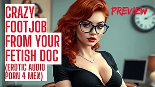 Hot psychiatrist uncovers your foot fetish (Audio Porn)