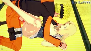 Ino Yamanaka and Hinata Hyuga and Tsunade and Naruto Uzumaki intense sex. - Naruto Hentai