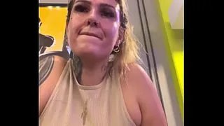 Wow, I didn't see that my shirt was transparent with sweat, how delicious at the gym!