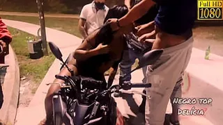 I fucked the hot girl in the square, on top of the motorcycle, with several other men