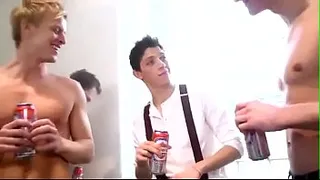 Hot boys gangbang fun