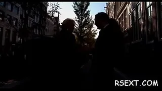 Nice older hooker gets cum-hole drilled hard doggy style