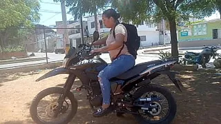 I teach my neighbor how to ride a motorcycle and in return she gives me her vagina.