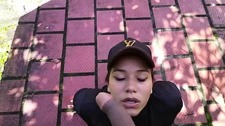 AT THE END OF THE DAY MY TRAINER ENDS UP FUCKING ME DELICIOUSLY AND CUM ON MY BIG TITS PART 1