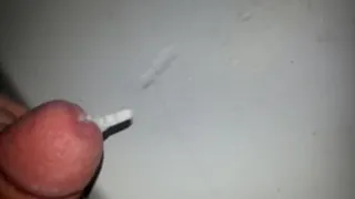 Pissing milk into the sink