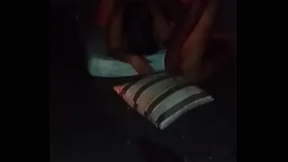 Fucking married on all fours while the other bitch masturbates