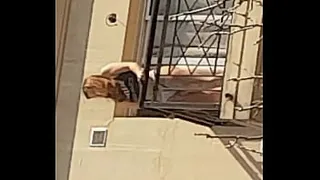 Neighbor on the balcony 1st part