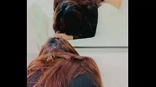 I fuck my wife with her dress on, heels and her lace panties