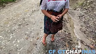 Woman from Guatemala is deceived in Chimaltenango and I managed to fuck her, she got on and I couldn't stand it P.1