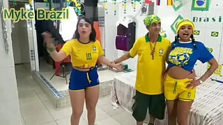After watching the world cup game, the new geovana almeida invited me to celebrate Brazil's victory so agent.. it was very nice