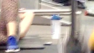 Thick White Bubble Butt Fat ass Best Gym Candid