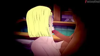 Android 18 & Roshi fucking in the shower NTR | Dragon Ball Zex 5 | Full 1hr movie on Sheer & PTRN: Fantasyking3