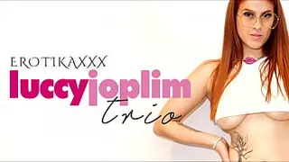 Lucy Joplin Trio - Photoshoot ends in triple cumshot on the redhead's face - Part 1
