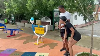 I play with a strange boy in the park on the little plane and we end up at his stepfathers' house fucking with his huge delicious penis.