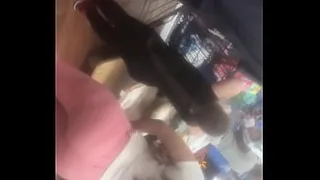 Sexy Spanish chick with a bubble