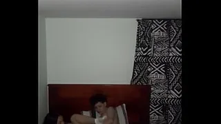My girlfriend visits me and starts seducing me to fuck her really hard.