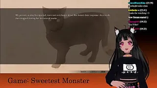 VTuber LewdNeko Plays Sweetest Monster Part 1